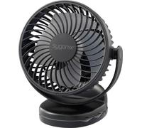 sygonix Ventilateur sans fil 4 W noir avec batterie