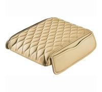 SYGWC pour Acura CSX Coussin Accoudoir Voiture,en Cuir Universelle Boîte D'accoudoir Voiture, Multifonctionnel Coussin de Protection Boîte D'accoudoir(Beige)