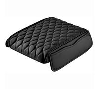 SYGWC pour MG iGS Coussin Accoudoir Voiture,en Cuir Universelle Boîte D'accoudoir Voiture, Multifonctionnel Coussin de Protection Boîte D'accoudoir(Black)