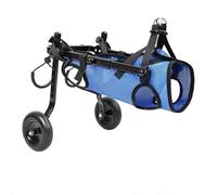 SYH&AQYE Chariot réglable for Animaux de Compagnie, Aide à la mobilité for Petits Animaux de Compagnie, poussettes for Chiens à 4 Roues for Chats/Chiens blessés de Petite et Moyenne Taille(XS)
