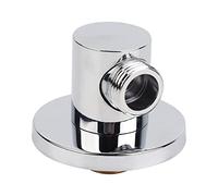 SYH&AQYE Coude Mural de Douche 1/2", connecteur de Tuyau de Douche 1/2", Mur de connecteur de Tuyau de Douche, Accessoires muraux Ronds pour Bec Mural pour Salle de Bain