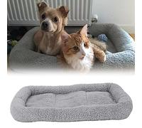 SYH&AQYE Pade au chenil PAUTESSIR des Lits de Chiots Respirants avec Un Fond Non Folie, Lits de Chiens Anti-anxiété Moelleux apaisant pour de Grands Chats de Gros Chiens Moyens, 64x45x5cm (S)