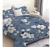 SYHIEGO Couette 220x240 4 Saisons Chic, Couette Imprimée Plantes, Couette 2 Personne Édredon Lit 2 Personnes 220x240 cm avec 2 Taie d'oreiller 65x65, Réversible Couette Floral sans Housse -Ec367