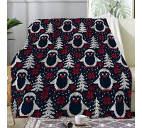 SYHIEGO Plaid Canape Grande Taille Flanelle Noël 150x200 cm, Couverture Lit 2 Personnes Doux Vintage, Bohème, Jeté de Canapé, Couvertures et Plaids Marron pour Lit ou Canapé, Salon -Ad70