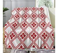 SYHIEGO Plaid Canape Grande Taille Flanelle Noël 150x200 cm, Couverture Lit 2 Personnes Doux Vintage, Bohème, Jeté de Canapé, Couvertures et Plaids Marron pour Lit ou Canapé, Salon -Ad44
