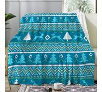 SYHIEGO Plaid Canape Grande Taille Flanelle Noël 200x200 cm, Couverture Lit 2 Personnes Doux Vintage, Bohème, Jeté de Canapé, Couvertures et Plaids Marron pour Lit ou Canapé, Salon -Ad32