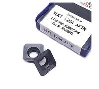 SYHML-SHOP Plaquettes en Carbure 10 Pièces SEKT1204 AFTN LT30 Plaquette De Fraisage Carbure Fraisage Outils De Tournage Inserts CNC Outil De Coupe Plaquette De Fraisage