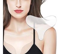 Syhood Coussin de Poitrine Anti-Rides Réutilisable, Forme de T | Coussinets Anti-Rides en Silicone pour Décolleté, pendant la Nuit, Lisser la Peau, Prévenir le Vieillissement
