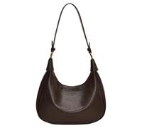 Syiiod Petit sac à main à bandoulière pour femme, sac à main vintage en forme de croissant, sac fourre-tout en demi-lune, sac à main fourre-tout, sac à main d'automne, café, Taille unique