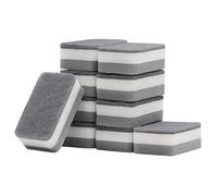 SyiXute 10 Pièces Eponge Magique,Éponges de Nettoyage,Gomme Magique,Éponges Magiques en Mélamine Très Épaisse pour Votre Maison,Baignoire,Meubles,Cadres de Fenêtres et Éviers de Cuisine