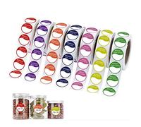 SyiXute 3500 Pièces Étiquettes Autocollantes des Jours de la Semaine - 7 Couleurs, 500 par Rouleau