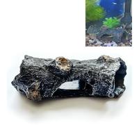 Syiyunran Cachette Reptile Tunnel Liège - Noir 10x5.5x4 cm, Sert D'abri et de pour Les Rongeurs, Reptiles Amphibiens il est Egalement Idéal la Décoration D'aquarium abri Serpent Geckos Lézards