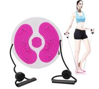 Syiyunran Exercice Taille Balance Board - Rose 1pc Disque De Torsion Ab Twister Corps Cheville Aérobic Pieds Fitness Aimant Planche Tournante Body Ankle Aerobic Foot Magnet D'équilibre à Massage