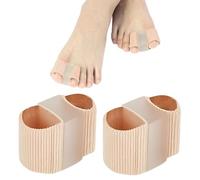 syiyunran Hallux Valgus Orthese Corrective Correcteur D'hallux écarteur D'Oorteils Séparateur - Couleur Peau 2 Pièces, Chaussettes Soulagement des Oignons Talonnière Antidérapante Lavable Unisexe