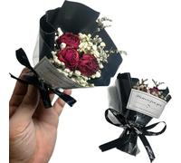 Syiyunran Mini Bouquet de Fleurs Séchées - 2 Bâtons Roses Petit Convient pour Les Cadres Photo DIY, Clipart, Fête Famille et Décoration Mariage C'est Un Petit Cadeau Exquis