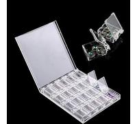 Syiyunran Nail Jewellery Box - 20 Compartiments Clear Sorting 1 pièce, Convient pour Boucles D'oreilles, Perles Stockage, Fournitures de Bureau, Lego Plastique, Type D'autres mini-Marchandises
