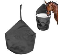 Syiyunran Sac à Foin pour Chevaux Filet - Noir, 1 Pièce, Sacs d'alimentation Chevaux, Convient Recevoir des Seaux D'aliments, D'aliments de a Cheval Panier Anti Fourbure Mangeoire