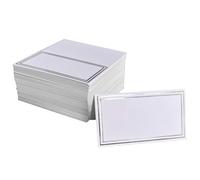 SYJHHWGS Lot de 50 cartons de table pour dîner formel, réception, cartes de nom, cartes de nom, cartes d'anniversaire