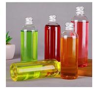 SYJINHUASY Bouteilles en plastique de 100 ml, mini bouteilles d'alcool avec bouchons à vis argentés, bouteille à sauce réutilisable avec entonnoir, pour fêtes et mariages (100 ml)