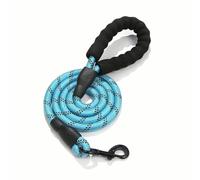 SYJYM Laisse réfléchissante pour chien avec poignée rembourrée, double corde de traction robuste, améliore la sécurité et le contrôle lors des promenades
