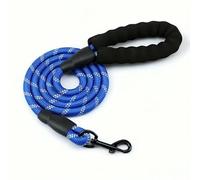SYJYM Laisse réfléchissante pour chien avec poignée rembourrée, double corde de traction robuste, améliore la sécurité et le contrôle lors des promenades