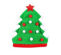 SYJYM Lot de 2 chapeaux de Père Noël elfe à rayures rouges et vertes, chapeau de clown avec oreilles, décorations de fête de Noël, couvre-chef de vacances, cosplay pour adulte