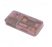 SYJYM Pilulier multifonction 3 en 1 avec boîte de rangement invisible, organisateur de médicaments portable