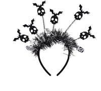SYJYM Serre-tête Halloween chauve-souris DIY Accessoires de cheveux Citrouille Bandeau à cheveux Bandeau antidérapant Web Head Wrap Cosplay