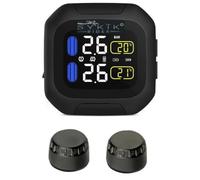 Sykik Rider SRTP300 Système de surveillance de la pression des pneus sans fil pour moto avec moniteur de 3,5 cm - Vérifiez la pression de vos pneus pendant que vous conduisez