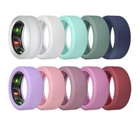 sylacor Coque de protection en silicone élastique anti-rayures pour bague Oura Ring Gen 4/Gen 3 pour homme et femme