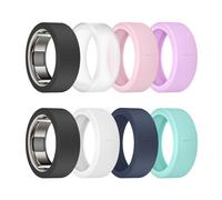 sylacor Coque de protection en silicone élastique anti-rayures pour bague Oura Ring Gen 4/Gen 3 pour homme et femme