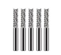 SYLALE 5 PCS/LOT Fraise en Bout de maïs en carbure Monobloc mèches de Fraise D3.1 4.0 6.0 8.0 PCB Fraise en Bout CNC Outils de fraisage de Coupe(5PCS-PCB-D3.1-L12)
