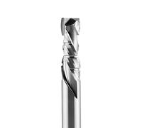 SYLALE Up&Down Compression Fraise carbure CNC routeur Peu 6mm 8mm Deux cannelures Gravure sur Bois Fraise en Bout avec Brise-copeaux(C2SF-D6-L22)