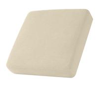 SYLC Housse Coussin Assise Canapé Extensible, Housse Canapé De Siège Dossier Banquette Antidérapant pour Salon Camping-Car Caravane (Beige,Large 1-Seater)