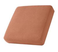 SYLC Housse Coussin Canapé, Extensible Housse Assise Canapé Siège, Antidérapant Housse Banquette Camping Car/Caravane, Protege Coussin Individuel (Orange, Grande 1 Place)