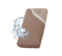 SYLC Housse De Coussin Canape Impermeable, Housse De Canapé pour Siège Extensible, Housse D'assise De Canapé Protection Plaid Tissus (Taupe,W 160-190 cm, D 90-110 cm)