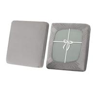 SYLC Housse De Coussin De Canapé Extensible, Antidérapant Housses De Coussin De Siège avec Liens, Housse De Coussin De Caravane/Camping Car (Light Grey,3-Seater)
