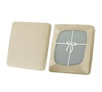 SYLC Housse De Coussin De Canapé Extensible, Antidérapant Housses De Coussin De Siège avec Liens, Housse De Coussin De Caravane/Camping Car (Beige,3-Seater)