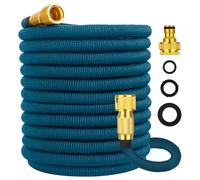 Sylken Tuyau d'arrosage extensible, tuyau d'arrosage rétractable et flexible qui ne s'entortille pas pour le lavage des animaux domestiques et de la voiture, le nettoyage, l'arrosage de la pelouse et