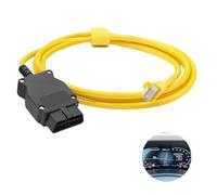 Sylkeov Cable ENET OBD-II vers Ethernet RJ45 pour Codage et Programmation en Série F, Connecteur Haute Performance Compatible BMW Série 1, 3, 5, 6, 7, X pour Diagnostics et Modifications de Véhicules