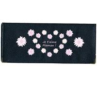 Syl'la Maman Porte chéquier Long Portefeuille Noir Porte Carte Fete des Meres (Mam jtm)