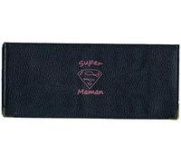 Syl'la Maman Porte chéquier Long Portefeuille Noir Porte Carte Fete des Meres (Super Maman)