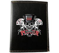 Syl'la Poker Etui Petit Porte Feuille Homme Porte Monnaie Cartes papiers Noir