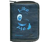 Syl'la Porte Monnaie Porte Carte Noir pour Homme (Like Me personnalisé avec prénom)