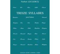 Syllabes (13) / Recueil