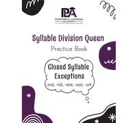 Syllable Division Queen Practice Book: Closed Syllable Exceptions