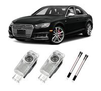 Sylswx 2 Pièces Projecteur de Porte de Voiture, Eclairage LED de Bienvenue, Compatible avec A1/A3/A4/A5/A6/Q3/Q5/Q7/A7/A8/R8/TT