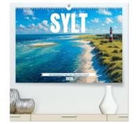 Sylt - Acrylmalerei von der Nordsee-Insel (hochwertiger Premium Wandkalender 2026 DIN A2 quer), Kunstdruck in Hochglanz: Deutschland-Kalender mit ... Ein Kunstkalender für Liebhaber der Nordsee