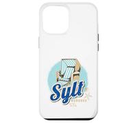 Sylt Mer du Nord Allemagne Île Rétro Chaise de Plage Coque pour iPhone 12 Pro Max