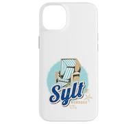 Sylt Mer du Nord Allemagne Île Rétro Chaise de Plage Coque pour iPhone 14 Plus
